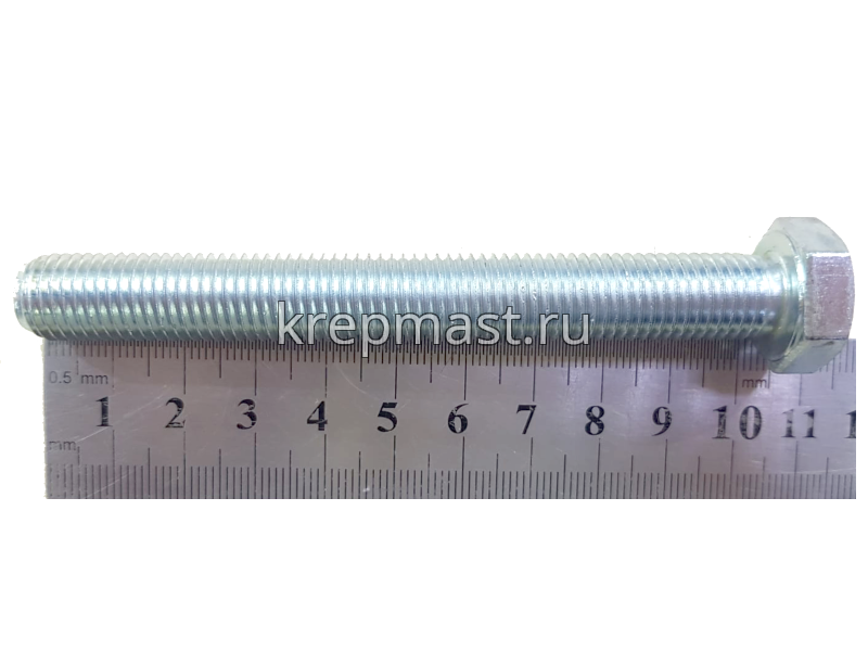 Болт DIN 961 12х100х1,5 кл.пр.10,9 ОЦИНК. п/р с мелкой резьбой