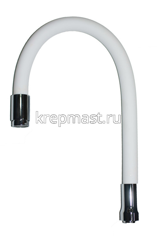 Гусак для смесителя гибкий СИЛИКОН S50W белый