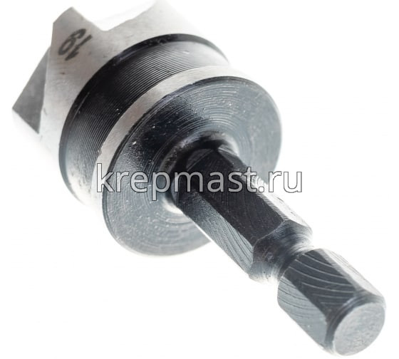 Зенкер FIT/USP конический, хвостовик под биту, 19мм