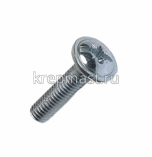 Винт стяжки межсекц. 6х16 DIN 967 оц.(п/сф,п/ш)
