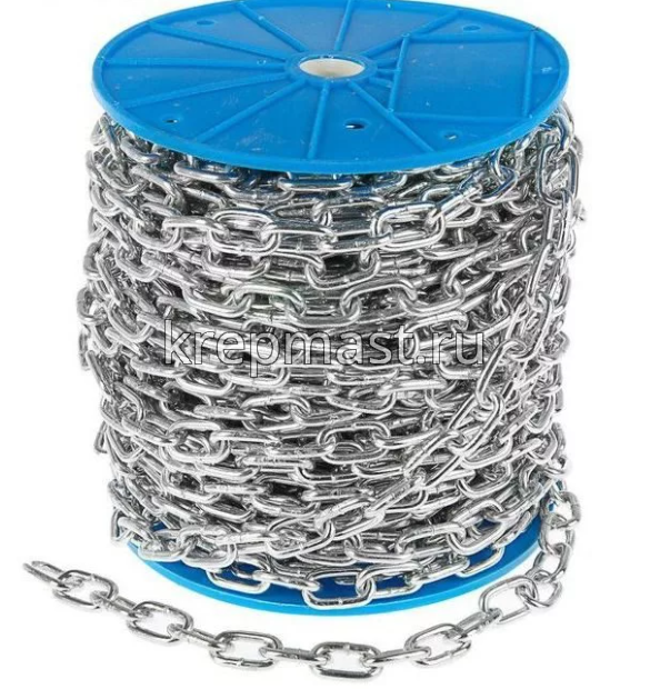 Цепь короткозвенная 5мм D1 (по 30м)