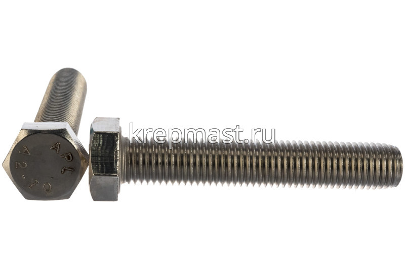 Болт 16х 90 нержав. DIN 933 A2