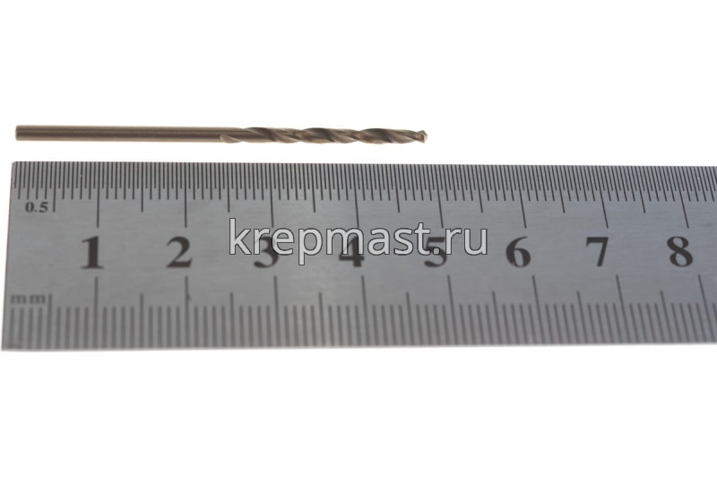 Сверло по металлу кобальт 2,0х49мм (2шт)