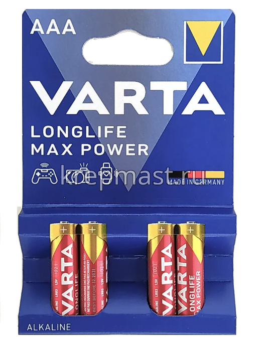 Батарейка VARTA Max Tech LR03 / AAА