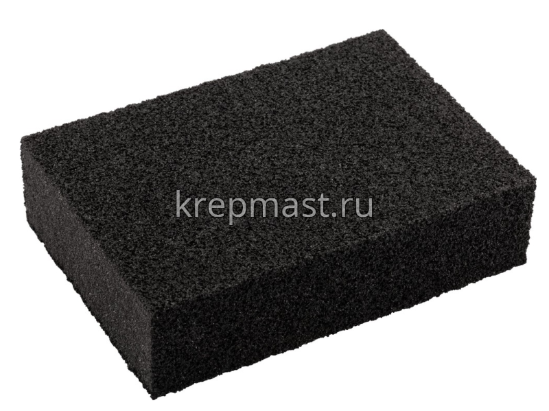 Губка шлифовальная FIT 4х-сторонняя водостойкая 100х70х25мм Р- 60
