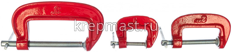 Струбцины мини набор тип G 3шт.(25,50,75мм)