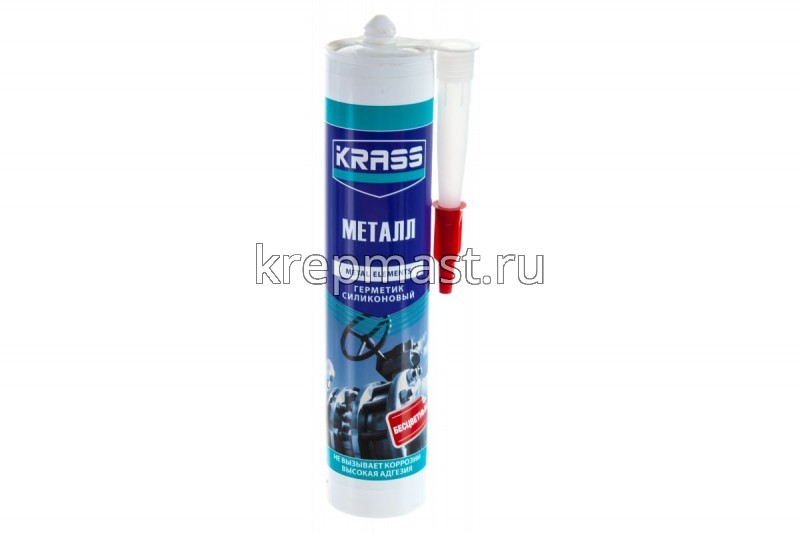 Герметик KRASS силик. п/металлу 300мл б/цв.