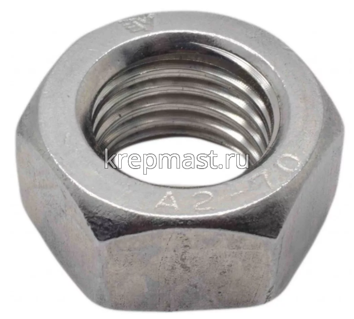 Гайка DIN 934 6-гр. М 18 (2,5) нерж. А2
