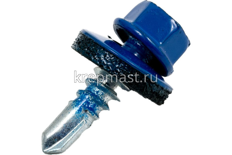 Саморез д/кровли краш. 5,5х19 RAL 5005