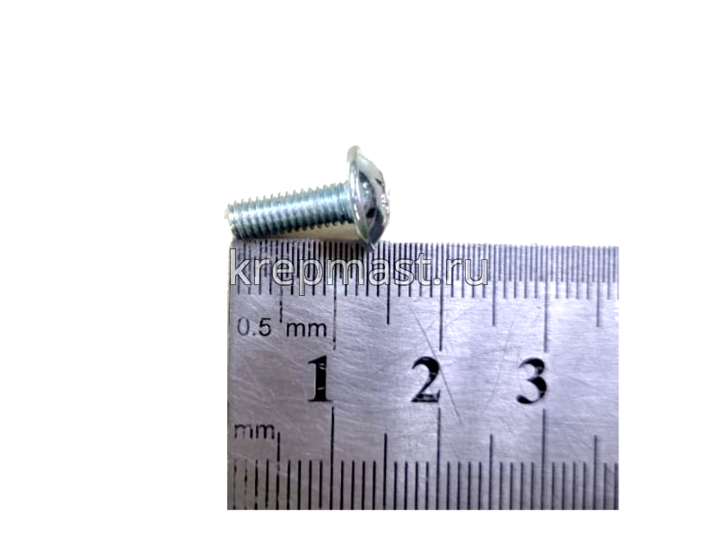 Винт стяжки межсекц. 6х12 DIN 967 оц.(п/сф,п/ш)