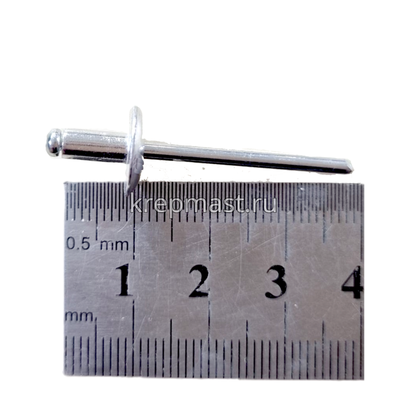 Заклёпка алюминий/сталь 4,0х10х12 широкий борт