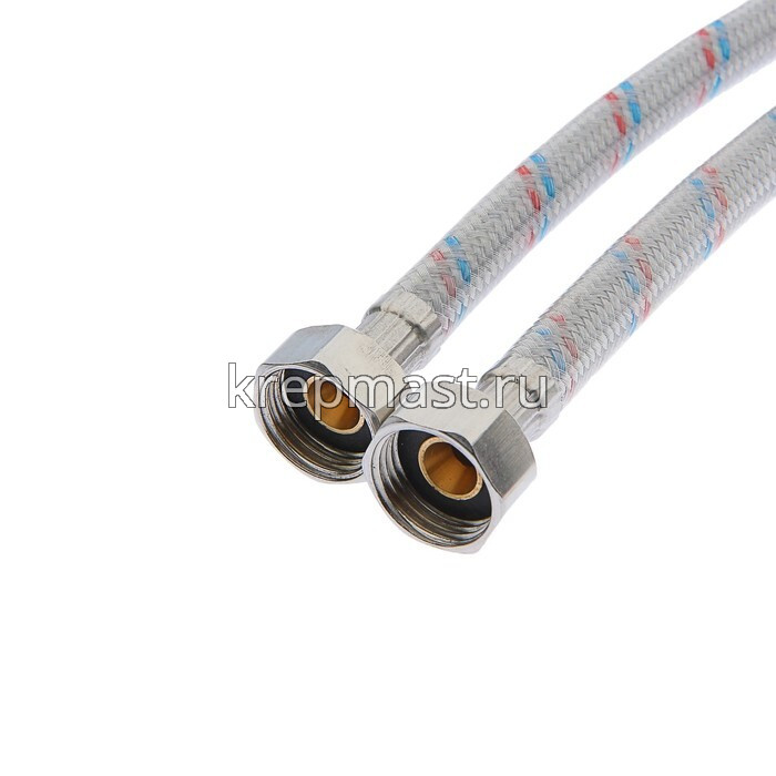 Подводка гибкая для воды 1/2 1,2м г/г в ПВХ