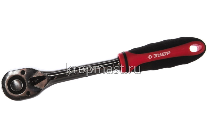 Трещётки ЗУБР Мастер Cr-V для торц.головок 1/2 (72зуба)