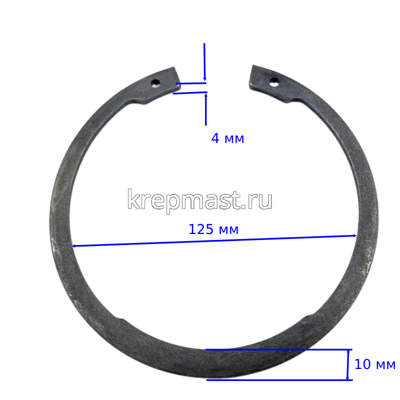Шайба стопор. М125 Отверстие DIN 472