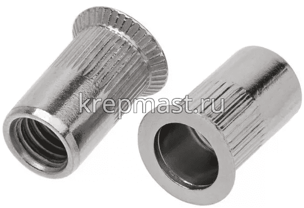 Гайка-заклепка KENNER м 6х1,0х16 потайной бортик оцинк.