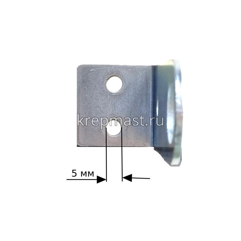 Проушина угловая 30х100мм(30х70мм) цинк