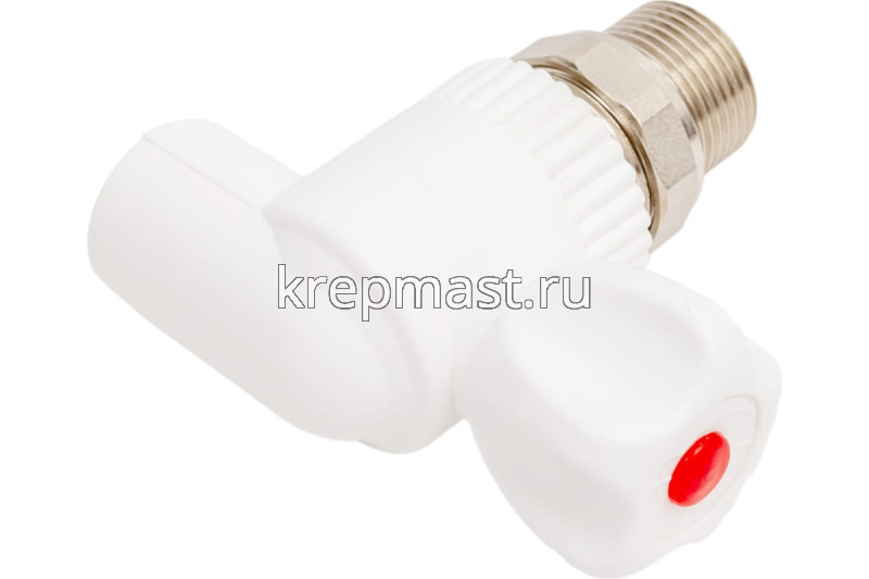 Кран шар D20-3/4 НР п/п угл. д/радиат.