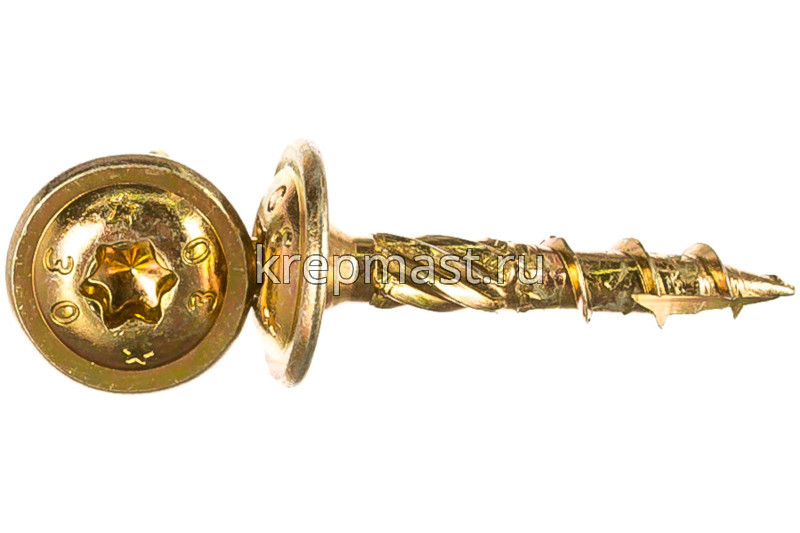 Шуруп с/нарез. для дерева с пресс шайбой 6х 30 Тх