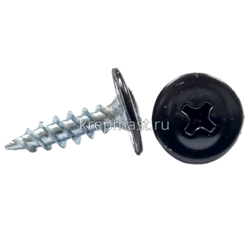 Саморез п/сф головка с п/ш острый 4,2х16 RAL9005