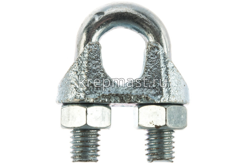 Зажим д/троса М10 с гайками