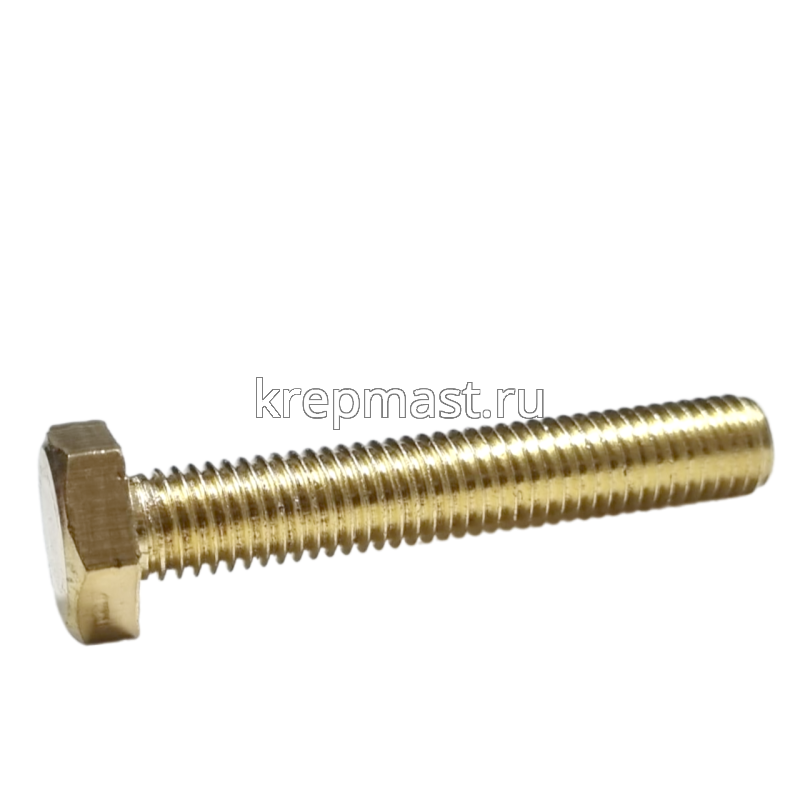 Болт 10х60 DIN 933 латунь