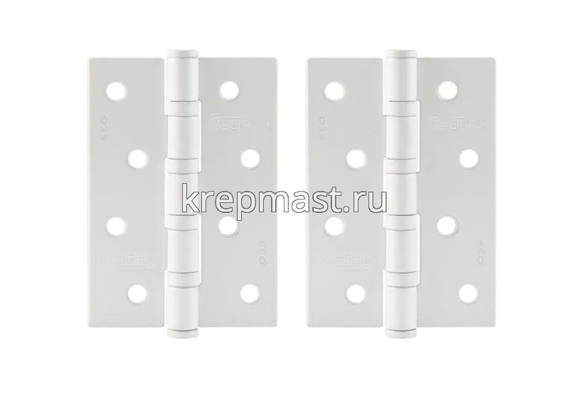 Петля универс. 101х76мм белая (уп=2шт)
