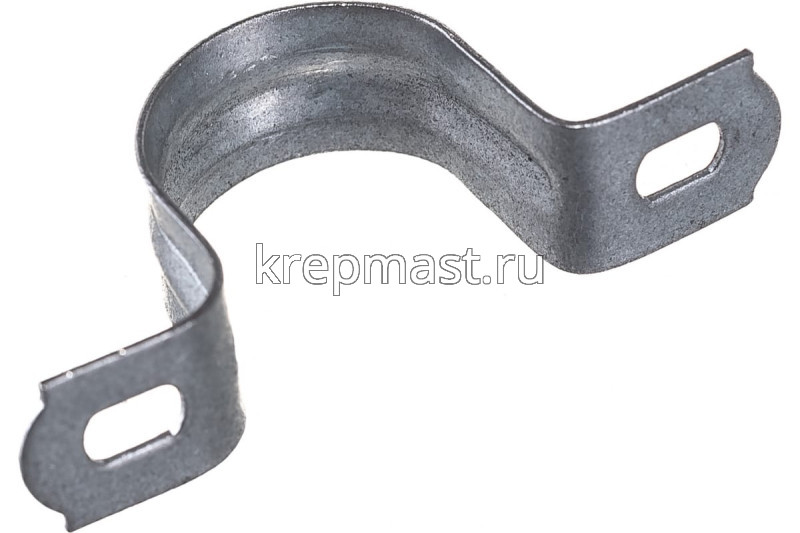 Скоба металлическая ДВУХЛАПКОВАЯ 19-20мм
