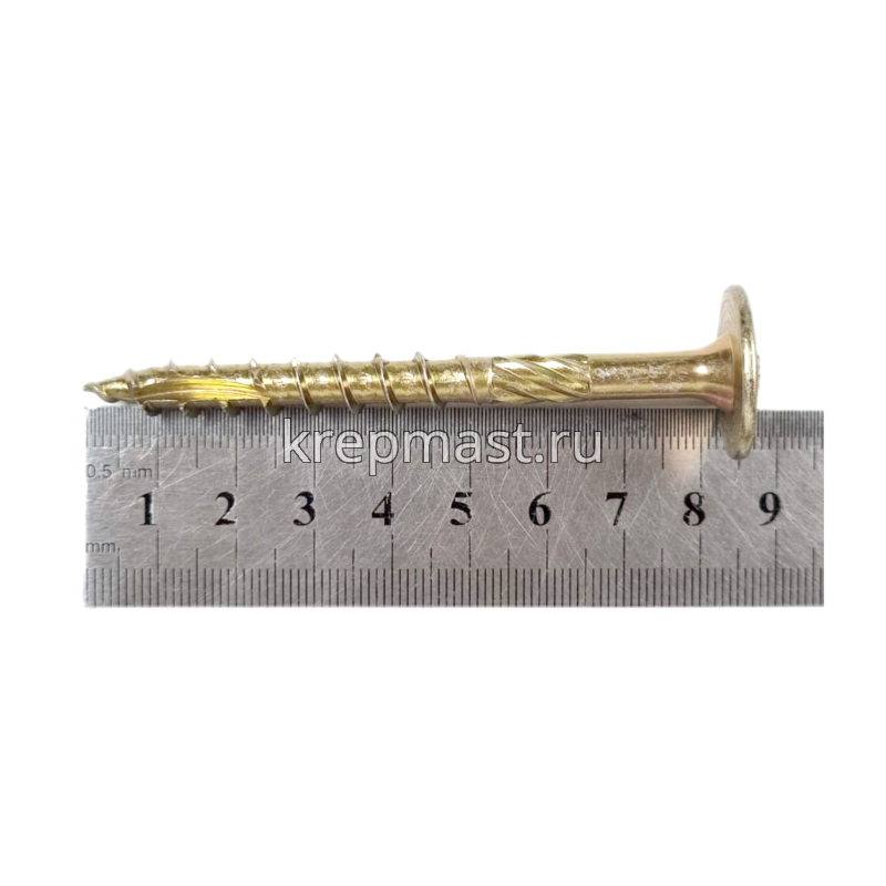 Шуруп с/нарез. для дерева с пресс шайбой 8х 80 Тх