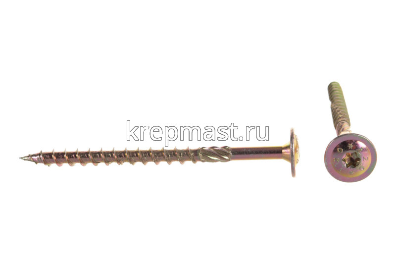 Шуруп с/нарез. для дерева с пресс шайбой 8х120 Тх