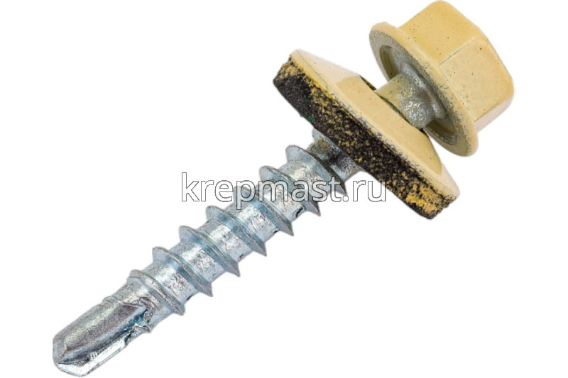 Саморез д/кровли крашенный 4,8х29 (п/дер) 