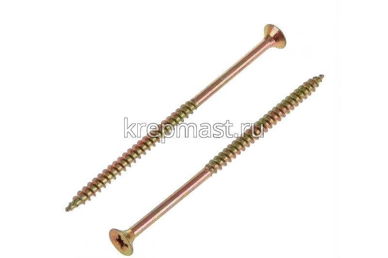 Шуруп универс. желтый цинк 6х140