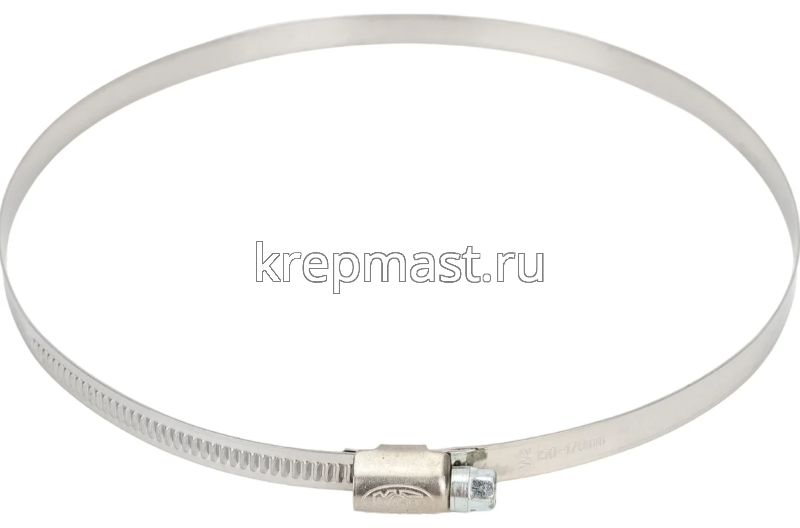Хомут червячный нержавейка 150-170