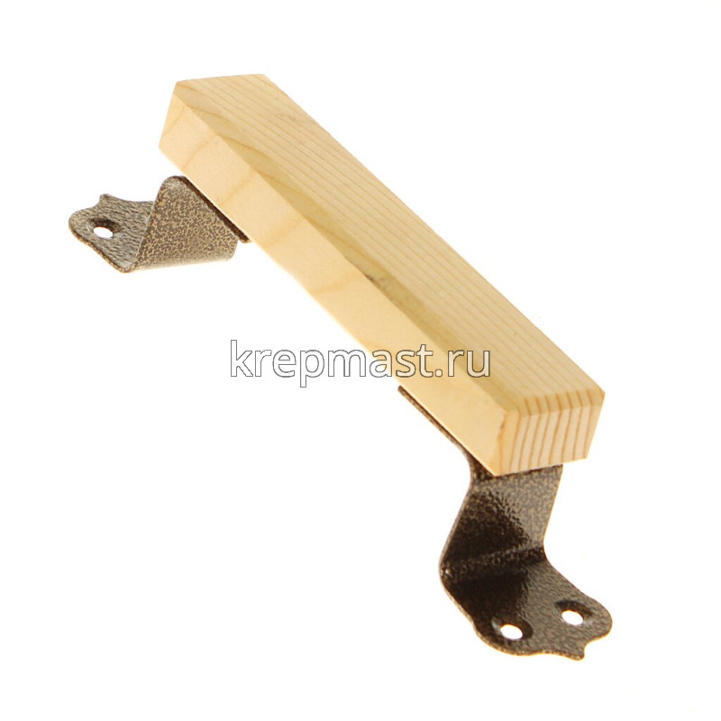 Ручка скоба дерев. прямая РСД-120 св.дерево