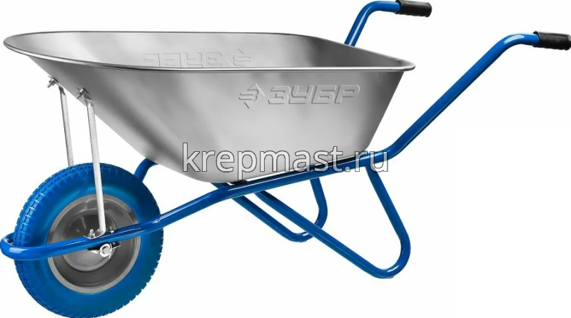 Тачка одноколесная ЗУБР садово-строительная 200кг, 90л