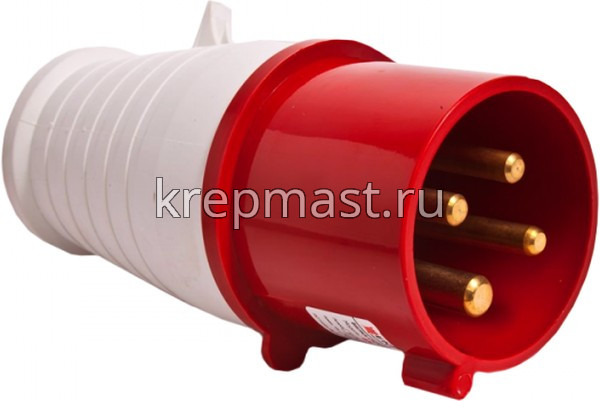 Вилка (024) прямая силовая 3P+PE IP44 32A 380B
