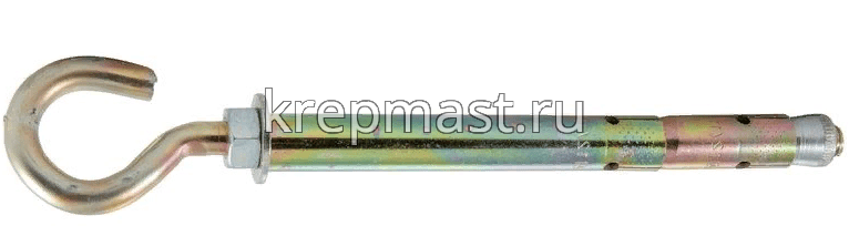 Анкер двухраспорный с крюком 16х250х24