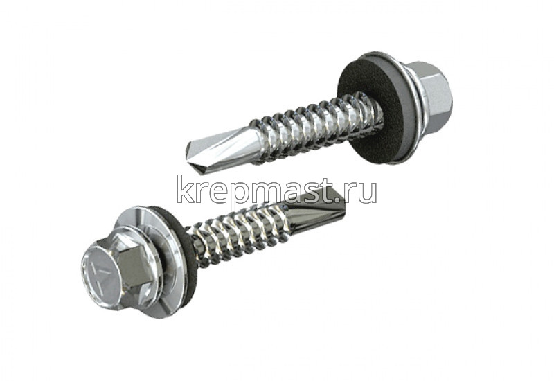 Саморез д/кровли 6,3х150 оцинк