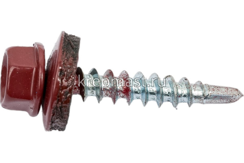 Саморез д/кровли краш. 4,8х29 RAL 3005/RR28