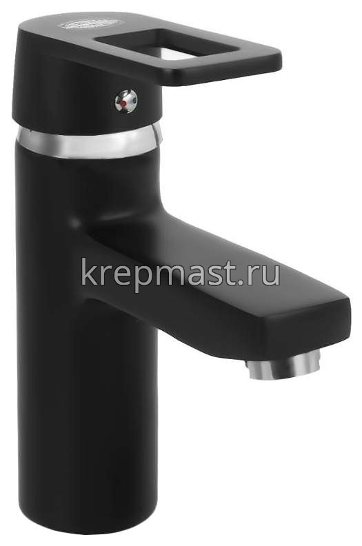 Смеситель д/умывальника SL 77BL-001F черный