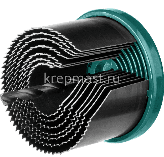 Набор пил сегментных KRAFTOOL по дерев.25-62мм глуб.42мм (7шт)