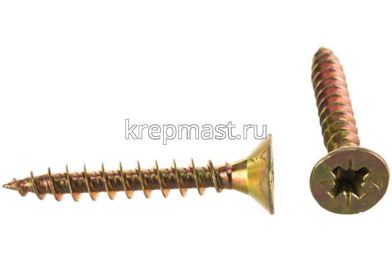 Шуруп универс. желтый цинк 6х 40