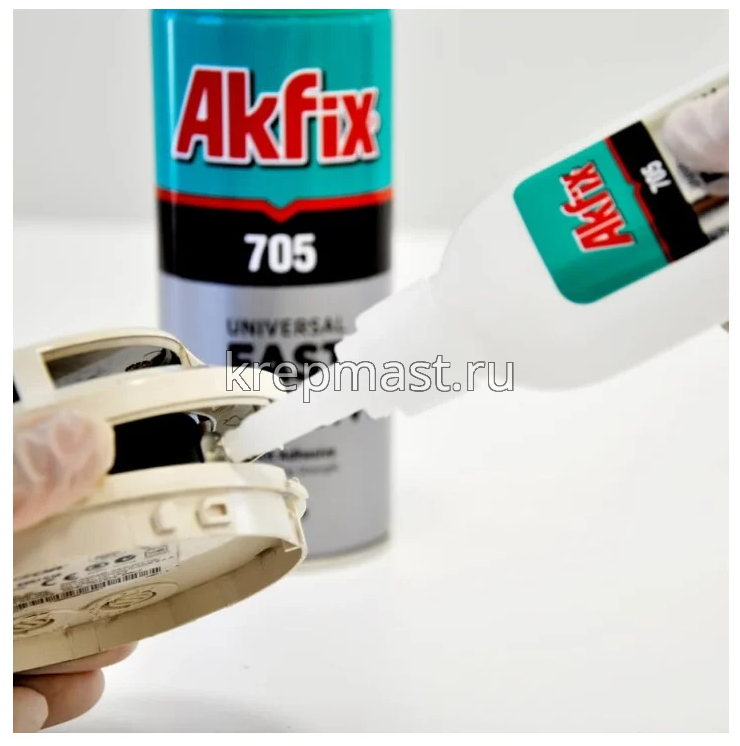 Клей 50гр АКFix 705 (двухкомп. клей 50гр + активатор200мл)