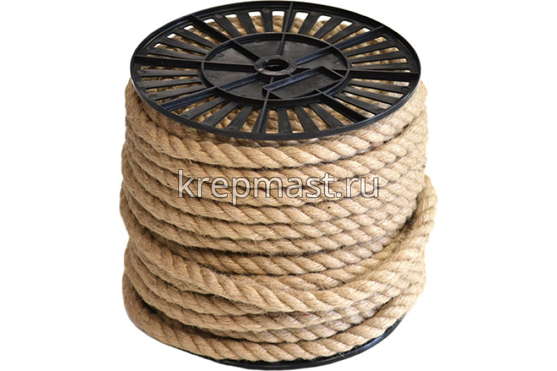 Веревка крученая джутовая 14мм (200м)