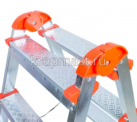 Стремянка-лестница стальная 2х сторонняя FIT 3 ступени