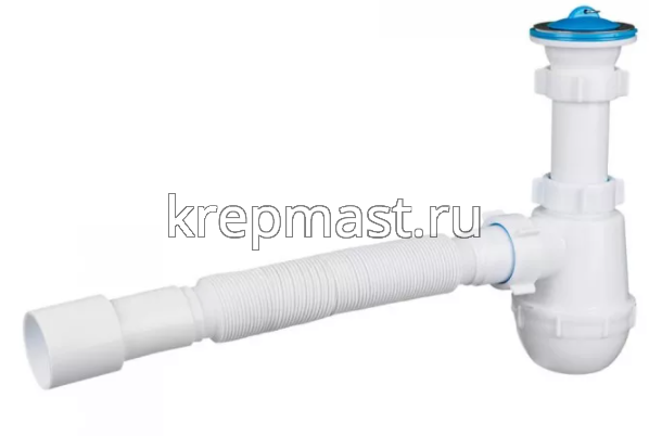 Сифон АНИ ПЛАСТ (А0110) 1 1/2*40 с г/тр. 40х50 (2 гайки)