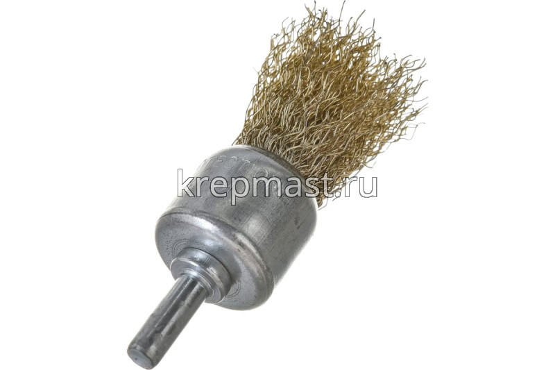 Корщетка- венчик 24мм для ДРЕЛИ FIT латунь