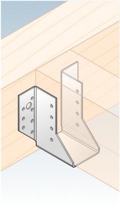 WB32 крепление балок 100х200х76х40х2мм