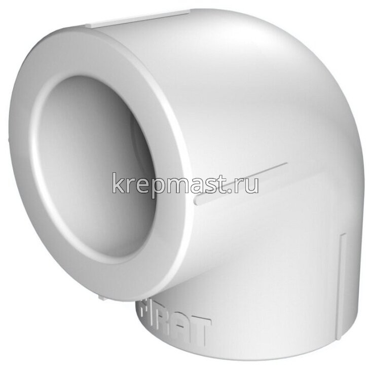 Угольник D50 90 град. п/п