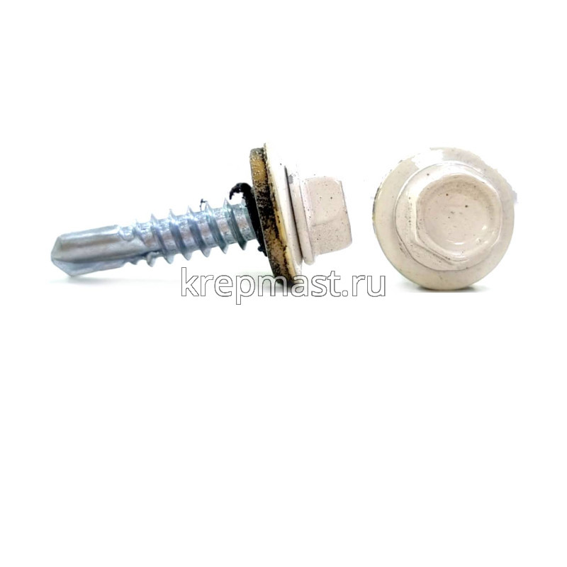 Саморез д/кровли краш. 5,5х25 RAL 9001