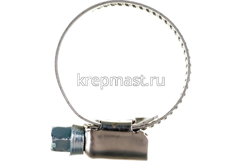 Хомут червячный нержавейка 20-32